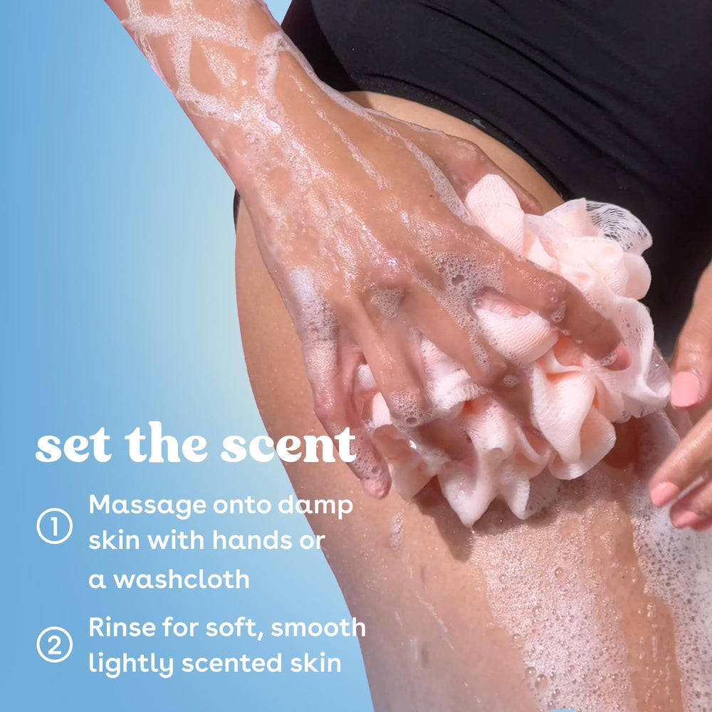 eos cashmere body wash with pH-balanced formula for sensitive skin