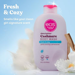 eos cashmere body wash with soft musk texture for daily pampering