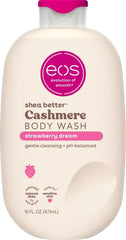 eos Cashmere Strawberry Dreams bottle front showing vibrant scent and 16 oz size for daily use