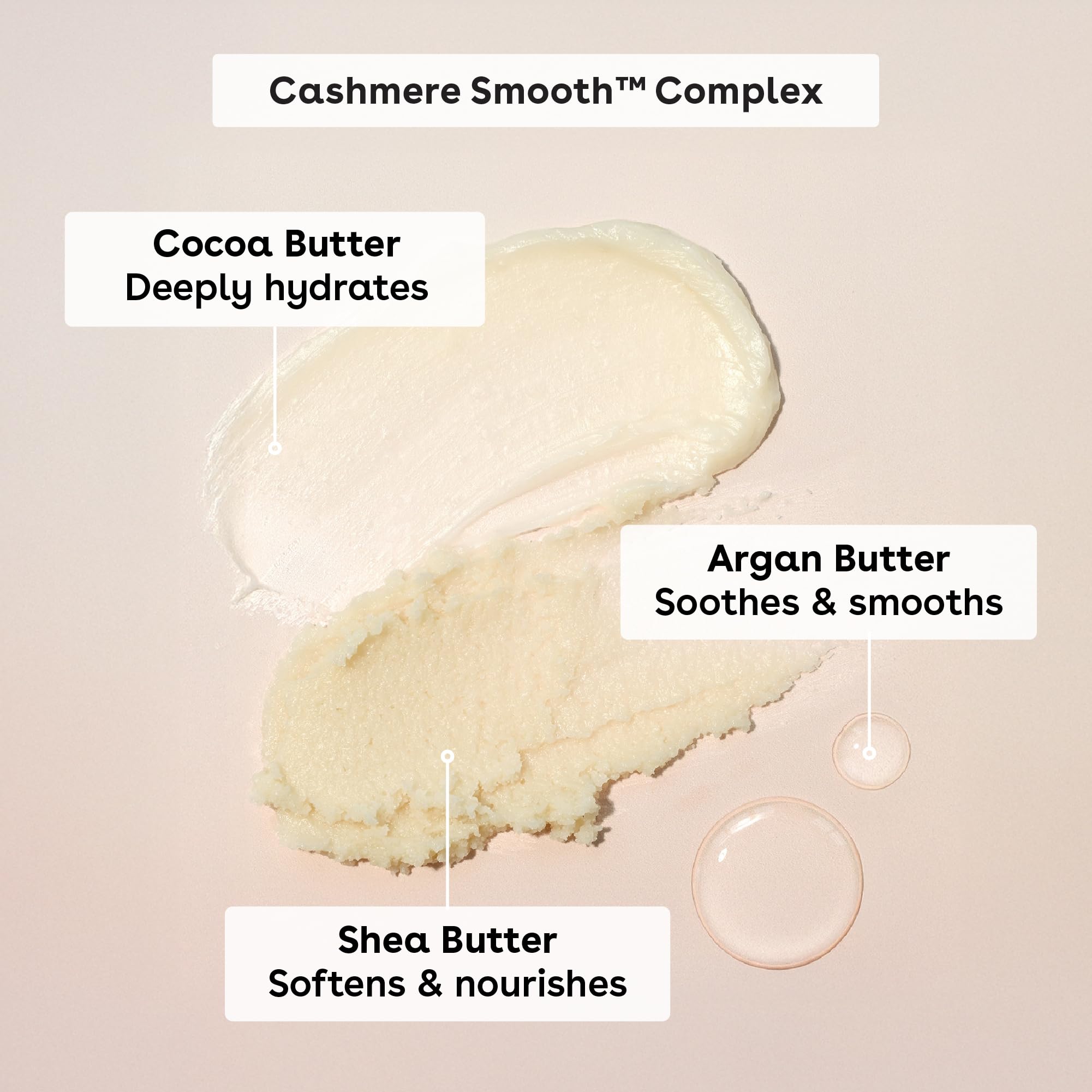 Applying EOS Cashmere Shave Butter to damp skin for glide