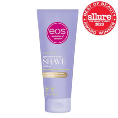 Close-up of EOS Cashmere Shave Butter Vanilla Cashmere scent