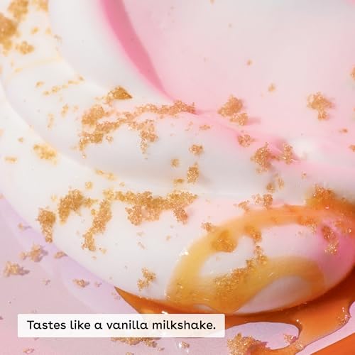 EOS Flavor Lab Secret Menu Marshmallow Fluff close-up for long-lasting moisture.