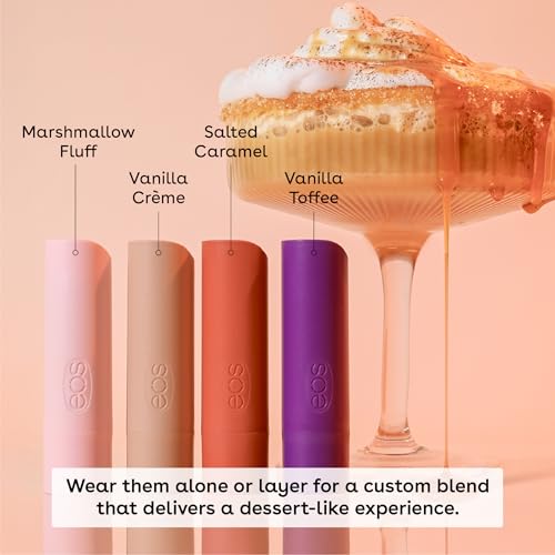 EOS Flavor Lab Secret Menu Vanilla Creme close-up with rich hydration and scent.