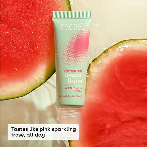 eos Mango Melonade lip balm close-up, a refreshing, nourishing lip treatment