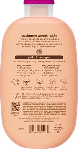 Daily shower with EOS Pink Champagne to complement lotion and mist
