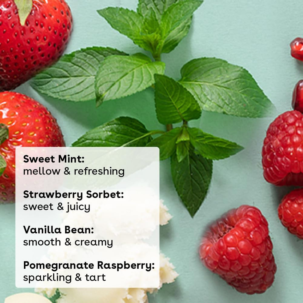 EOS Sweet Mint lip balm stick with cooling, refreshing sensation.