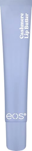 EOS Vanilla Cashmere Lip Butter on a neutral surface for hydration