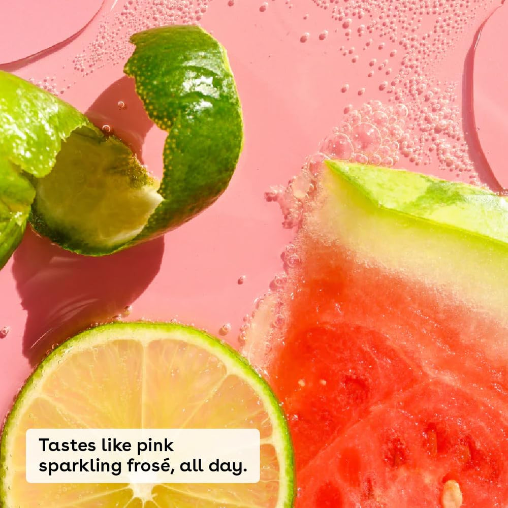 eos Watermelon Frose lip balm soothing sensitive lips with natural ingredients.