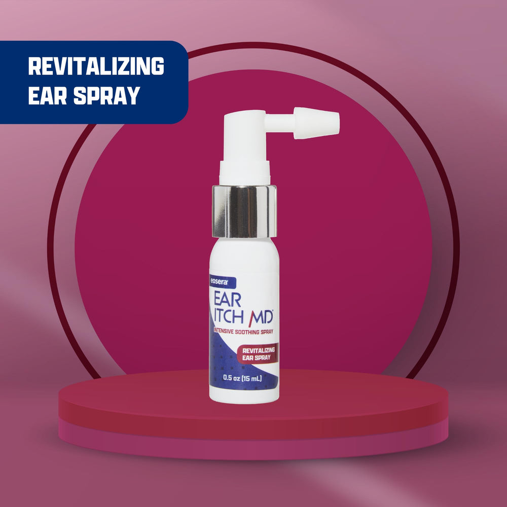 Moisturizing formula from eosera Ear Itch MD supporting daily ear comfort