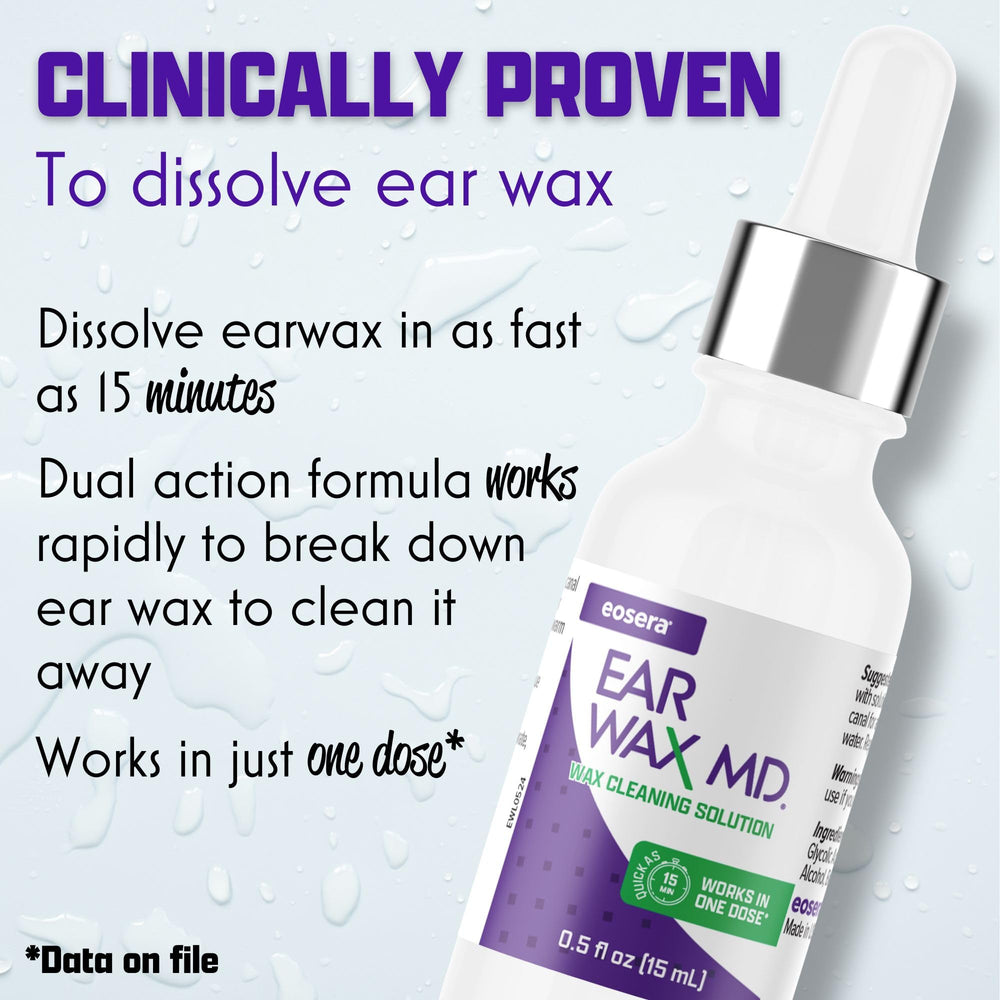 eosera Ear Wax MD suitable for adults and kids during home use