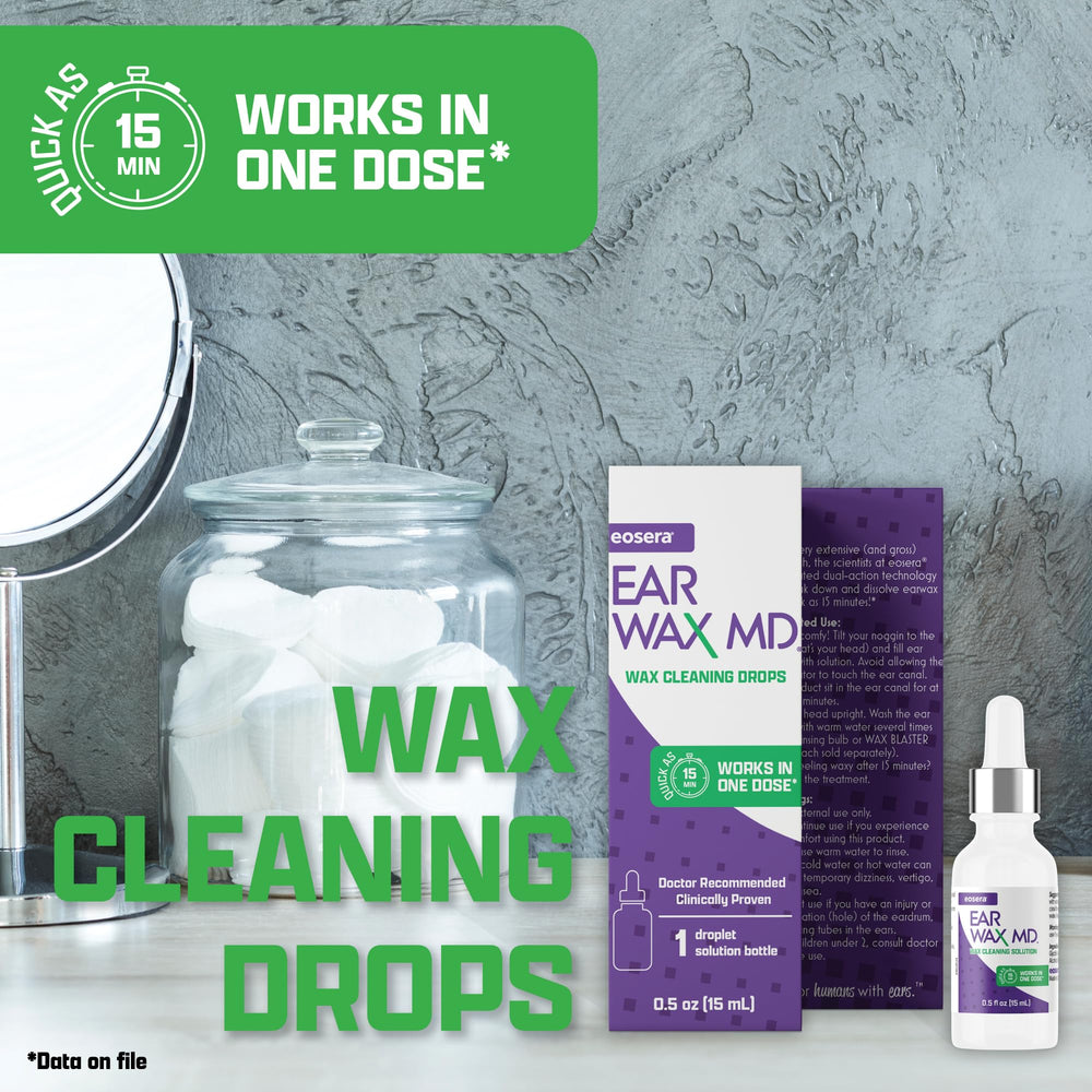 Included rinse bulb for safe ear cleansing