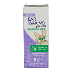 Eosera Ear Wax MD for kids ages 2 and up, gentle care.