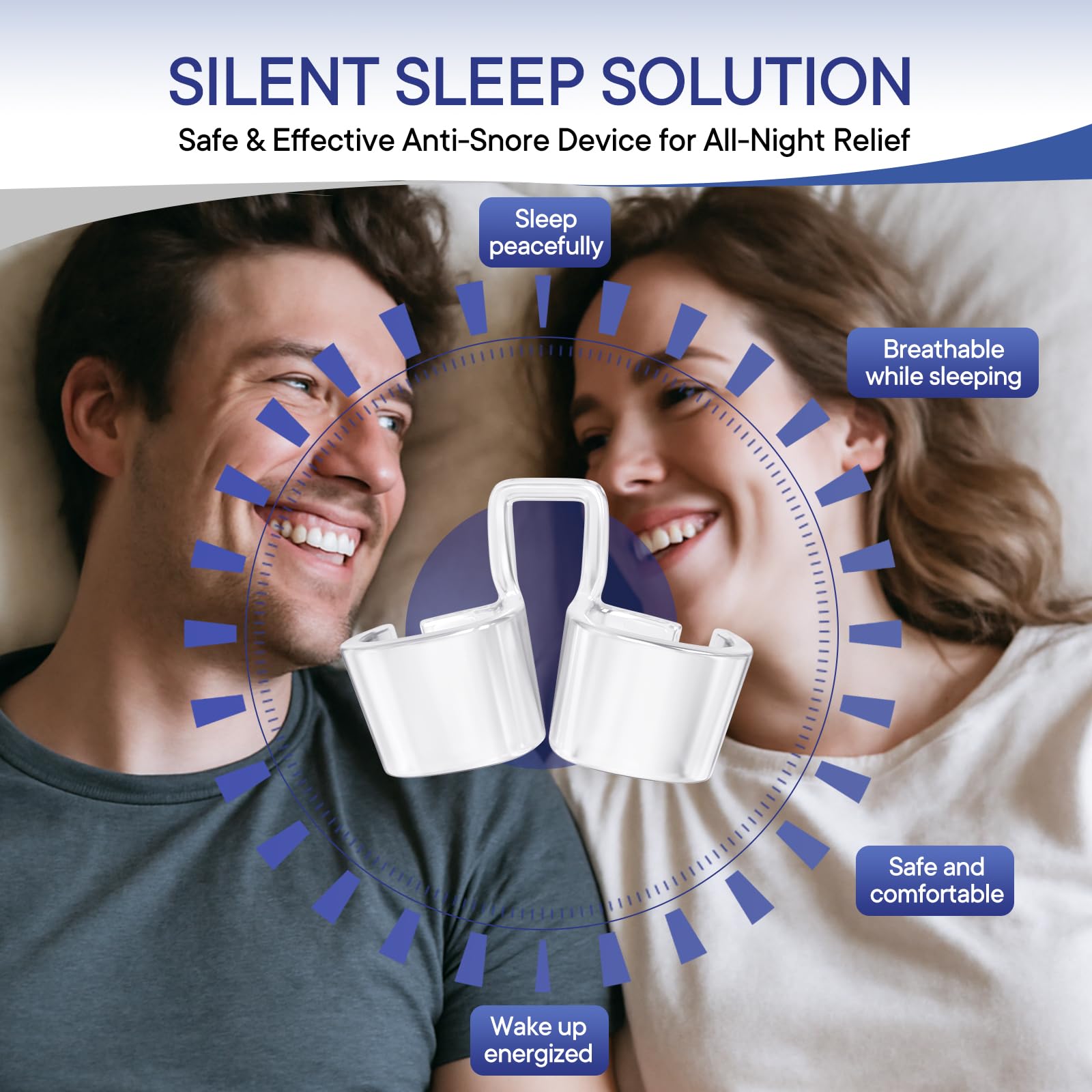 Eovvoe reusable snoring solution that is easy to clean and reuse.