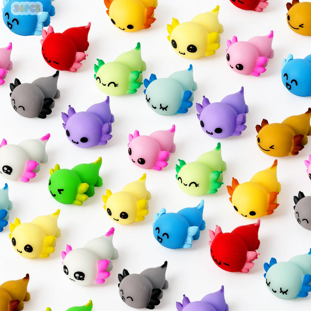 eowvsio Axolotl mochi toy inside an Easter egg for a fun egg hunt