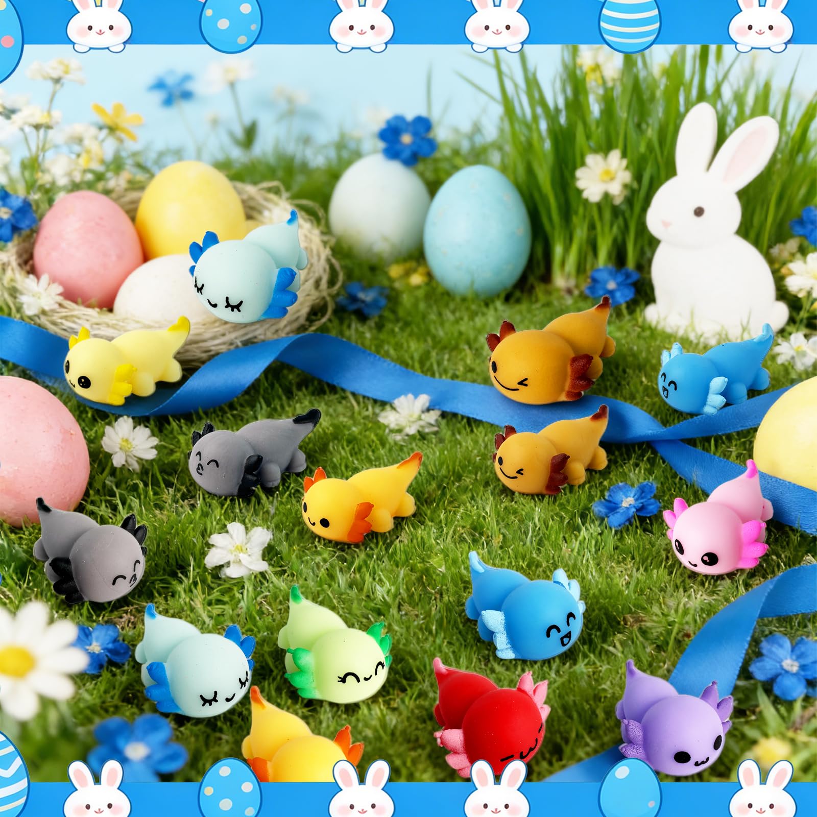 eowvsio Axolotl mochi toy pack of 36 for parties