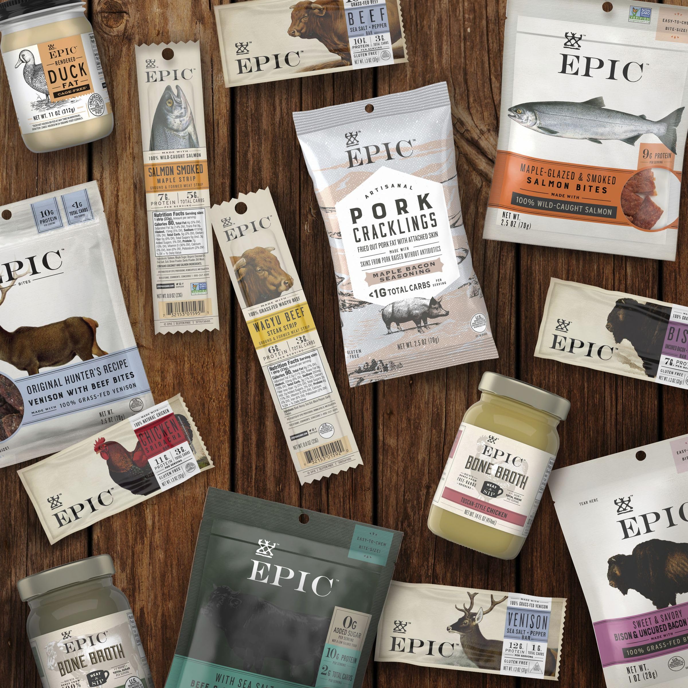 Epic Beef Apple Bacon Bars gym bag ready snack