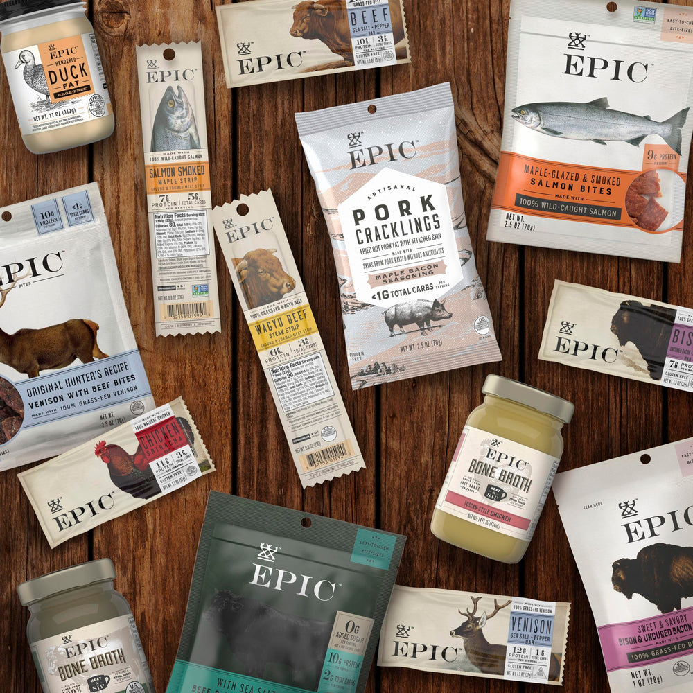 Epic Beef Apple Bacon Bars gym bag ready snack
