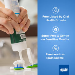 Epic Dental 2-pack packaging pictured for convenient daily use.