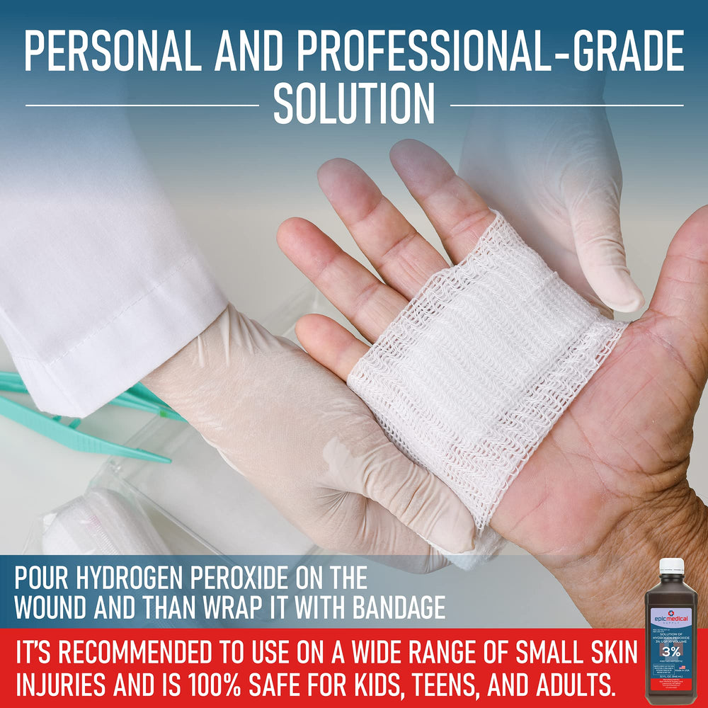 Epic Medical Supply mouth care use of hydrogen peroxide for oral comfort