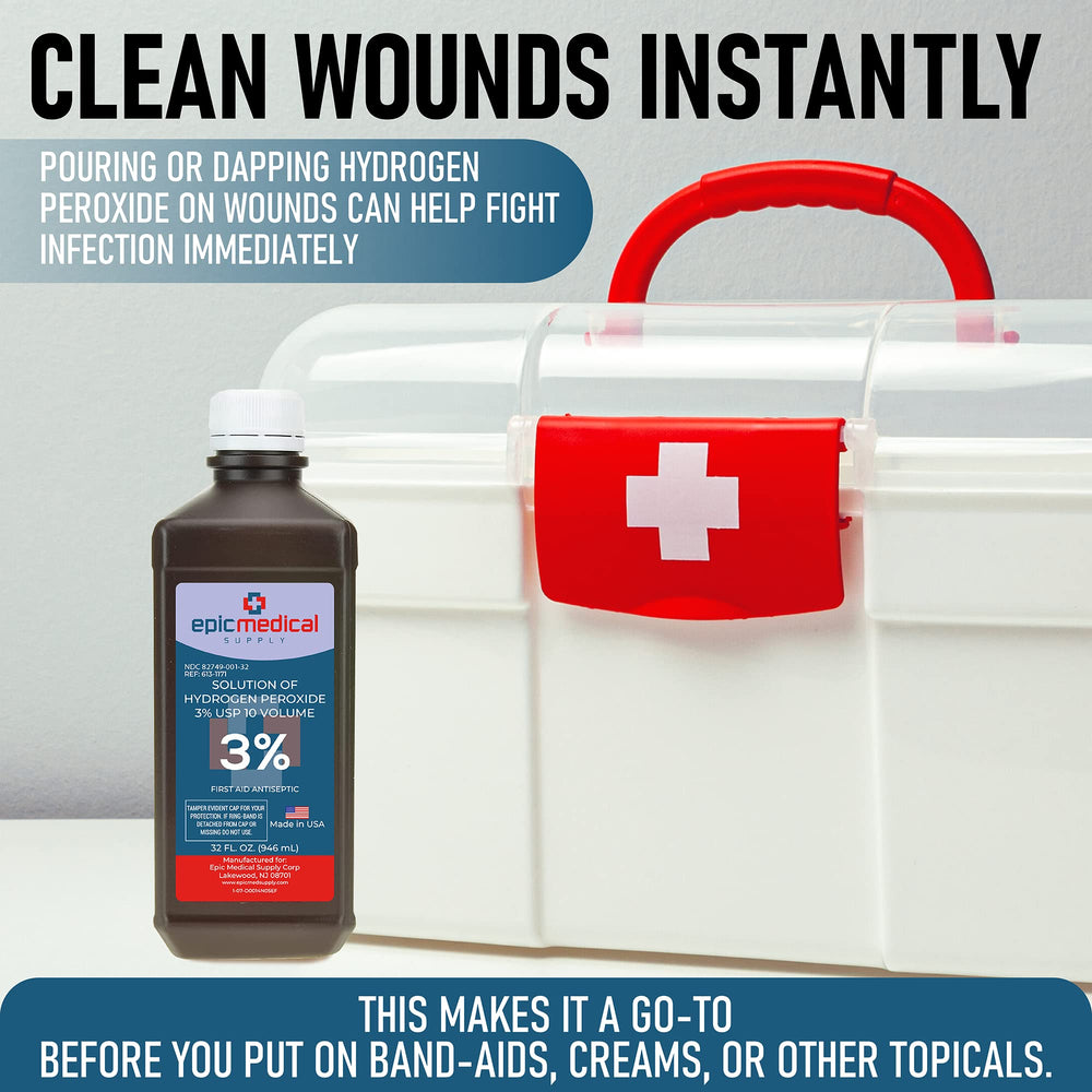 Epic Medical Supply tamper-resistant bottle ensuring safety and purity