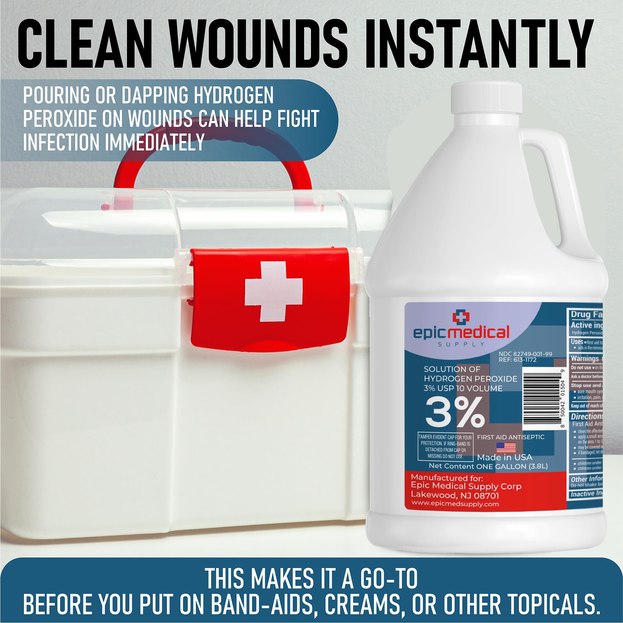 Epic Medical Supply multi-purpose cleaner suitable for home and professional settings.