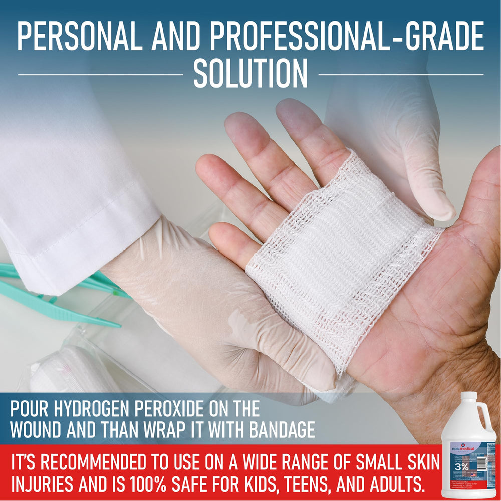 Epic Medical Supply bottle with secure cap for travel and spill-free use.