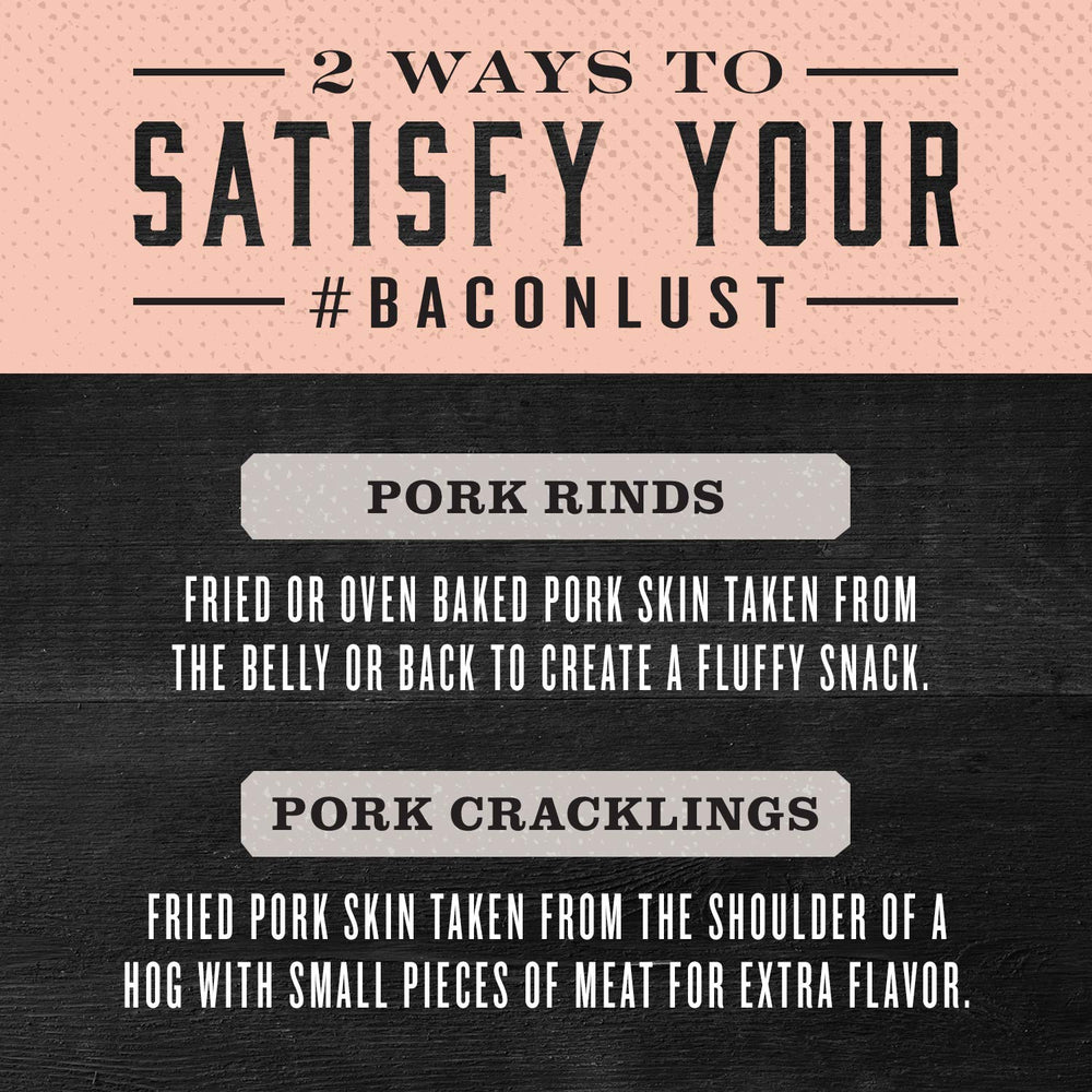 Ingredient list close-up for EPIC Pink Himalayan Salt pork rinds