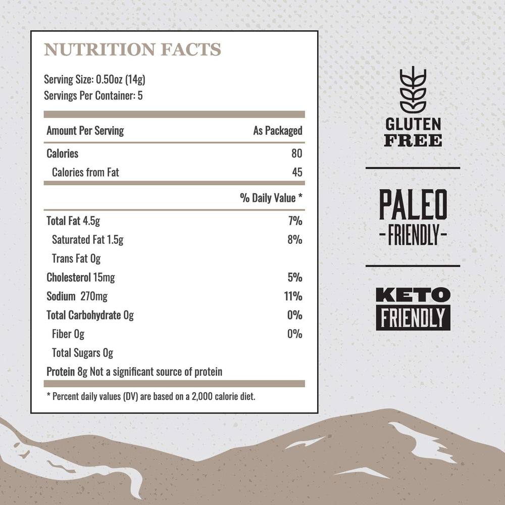 Keto-friendly EPIC rinds presented as a high protein, low carb option