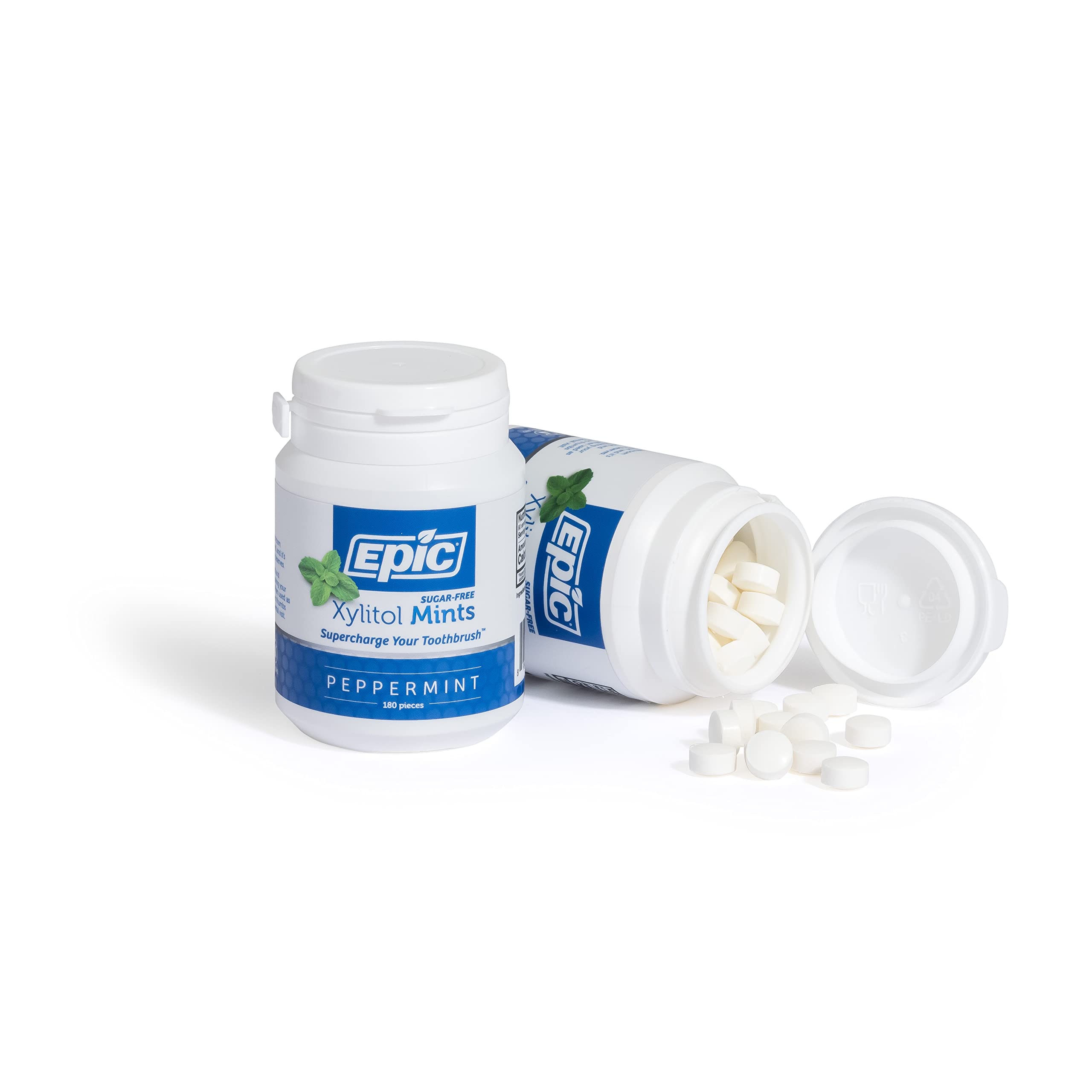 Epic Xylitol Mints dry-mouth-use scene emphasizes saliva-friendly breath refresh