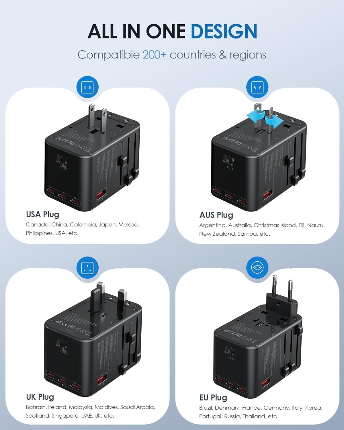 EPICKA TA-105 Max compact size fits easily in luggage