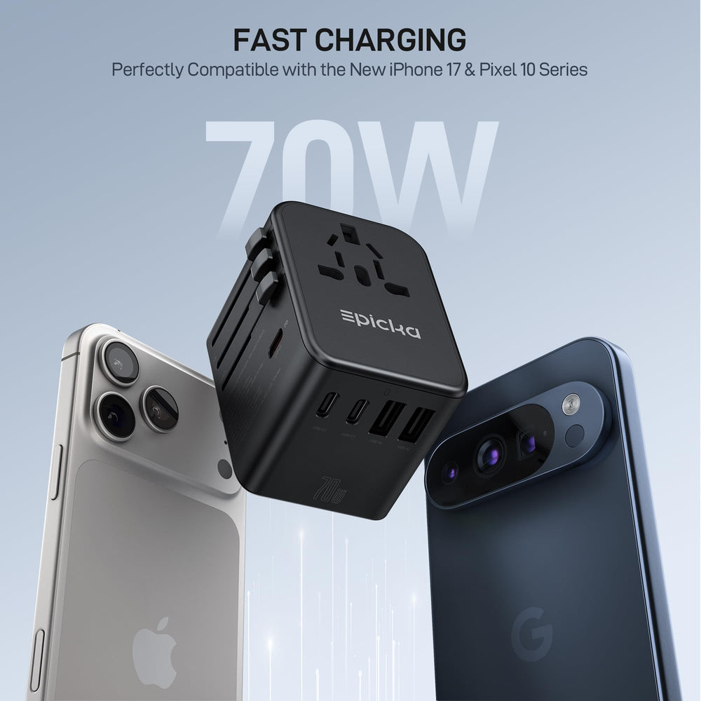 EPICKA TA-105 Pro ports and USB-C layout for flexible charging.