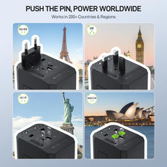 EPICKA EU plug inset showing compatibility with European sockets