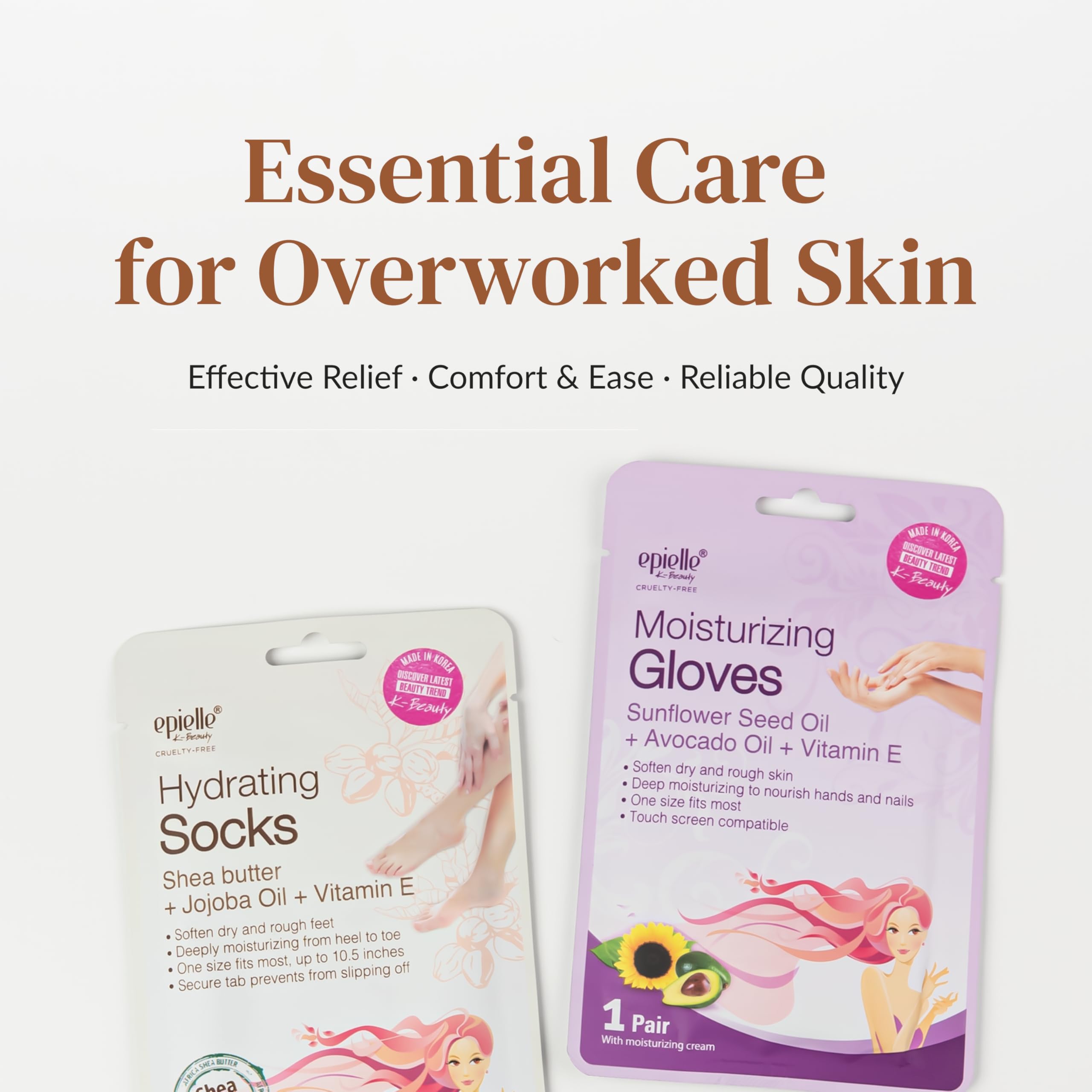 Gift-ready Epielle set for Mothers Day foot care.