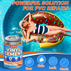 EPN blue patches for scratch resistance on pool liners