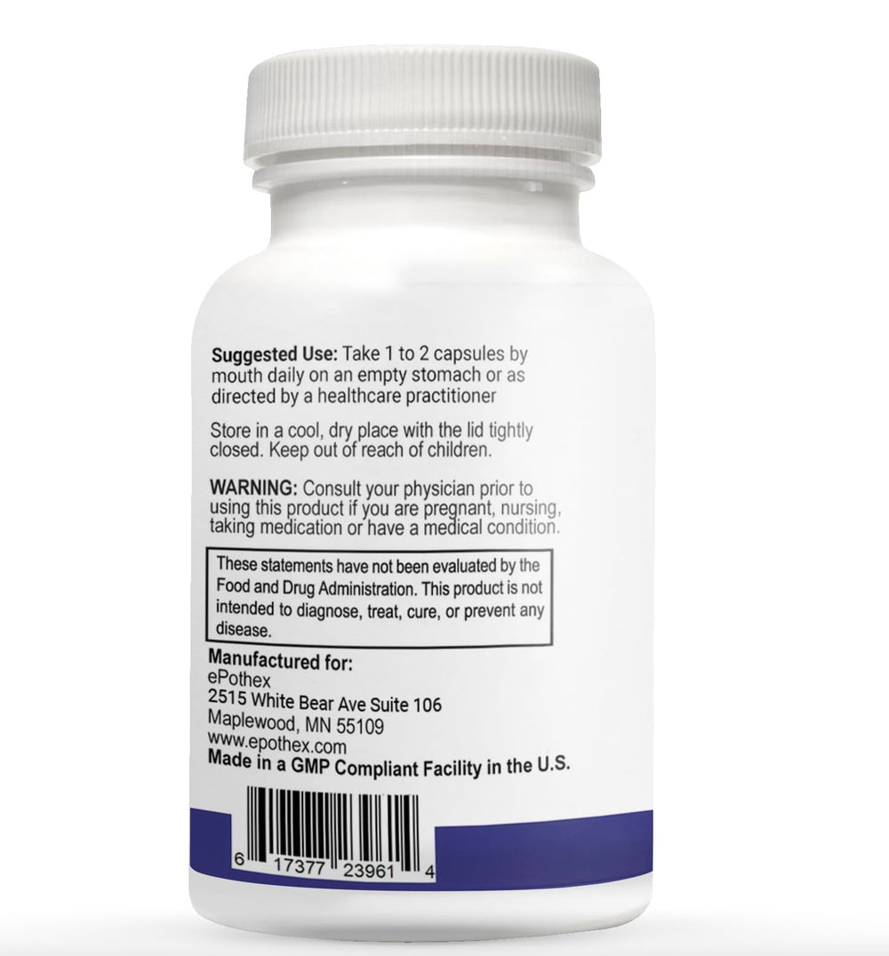 EPOTHEX Bioidentical T2 quality seal reinforces reliable manufacturing standards.