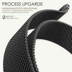EPULY Original Milanese Loop Band compatible across Apple Watch sizes 38–49mm