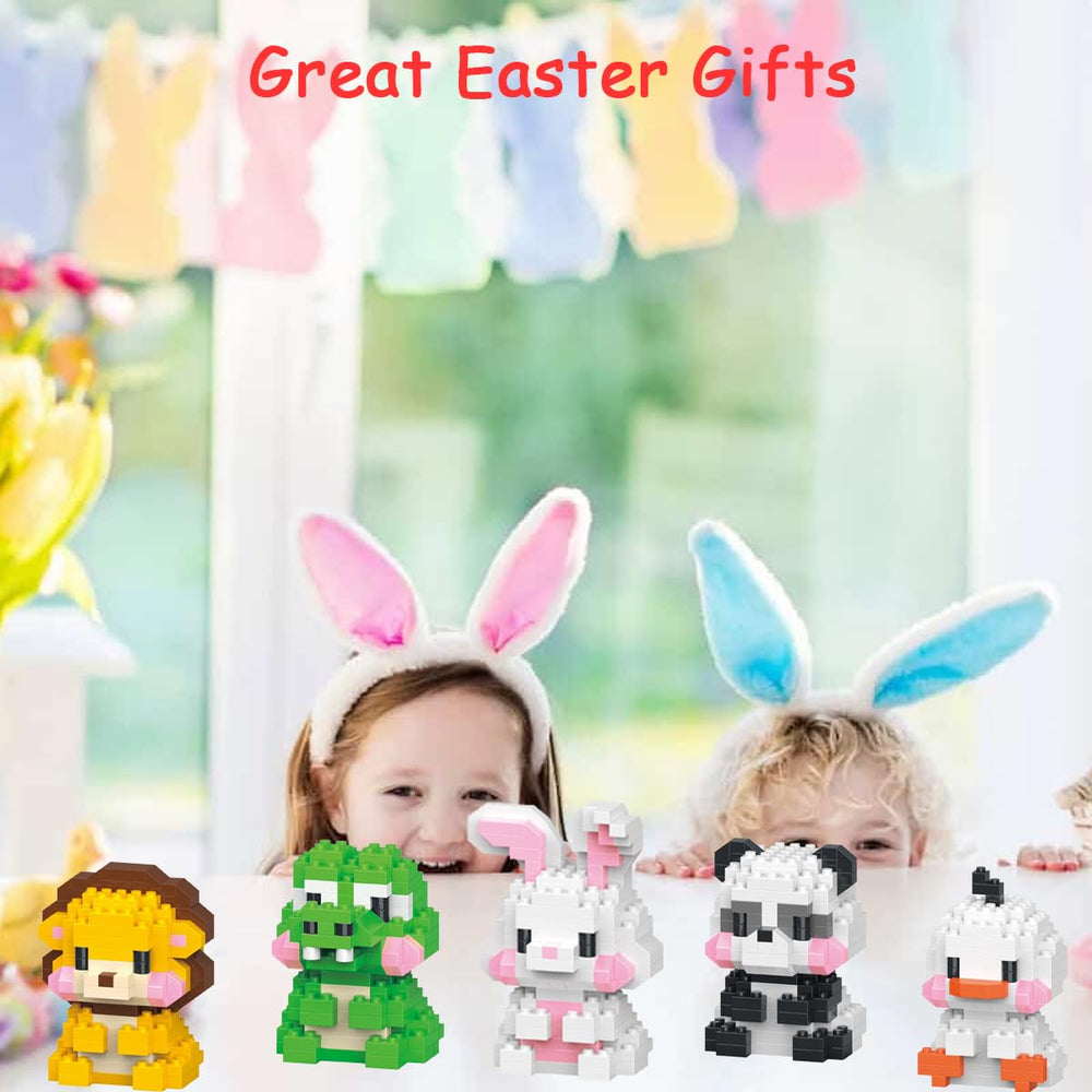 Eqkasio buildable rabbit figures inspiring creative thinking in family craft