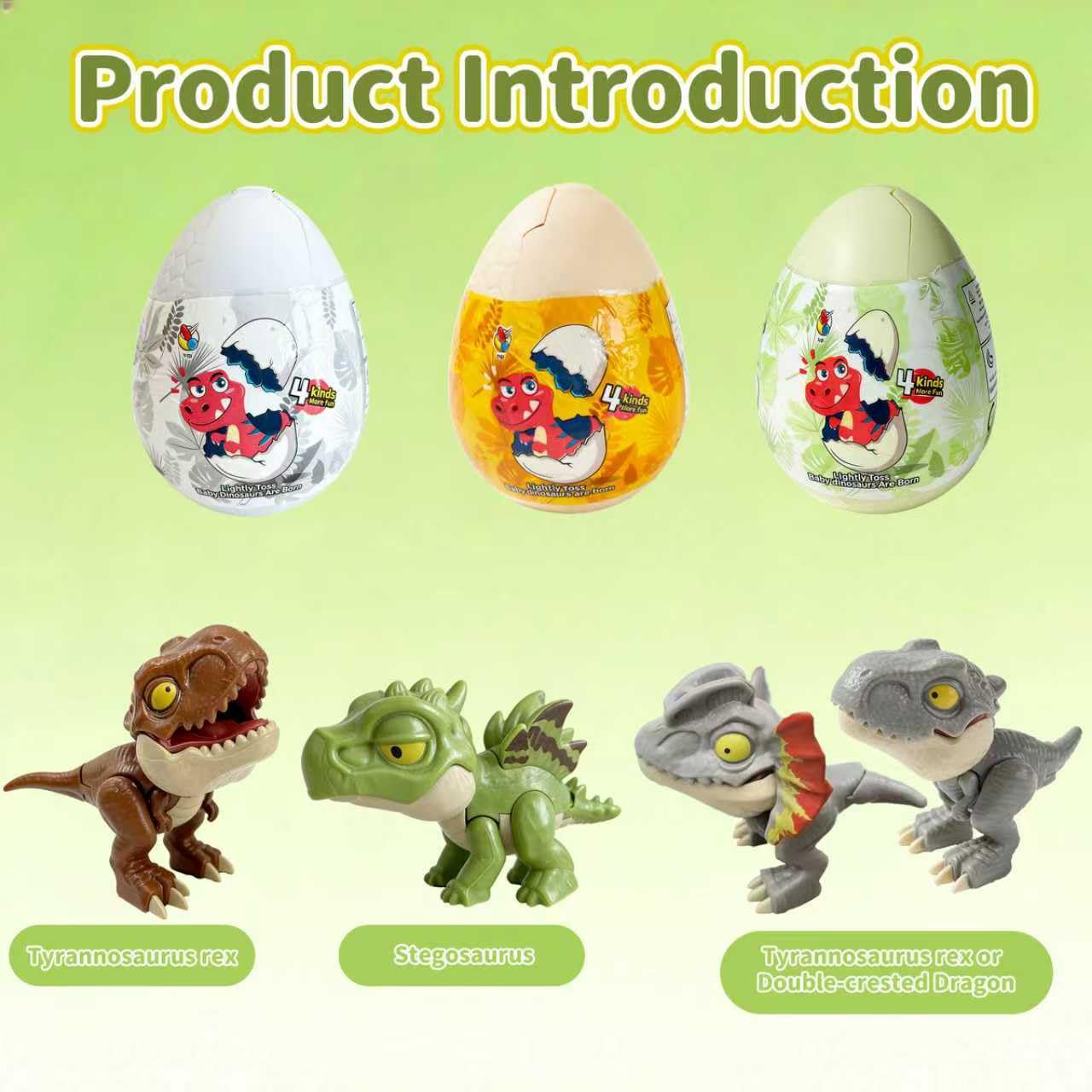 EQOA Easter basket stuffer dinosaur egg promotes hands-on play and curiosity.