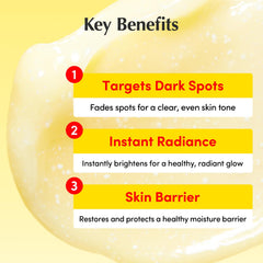 EQQUALBERRY Acerola hydration graphic demonstrates vitamin C boost for radiant skin.