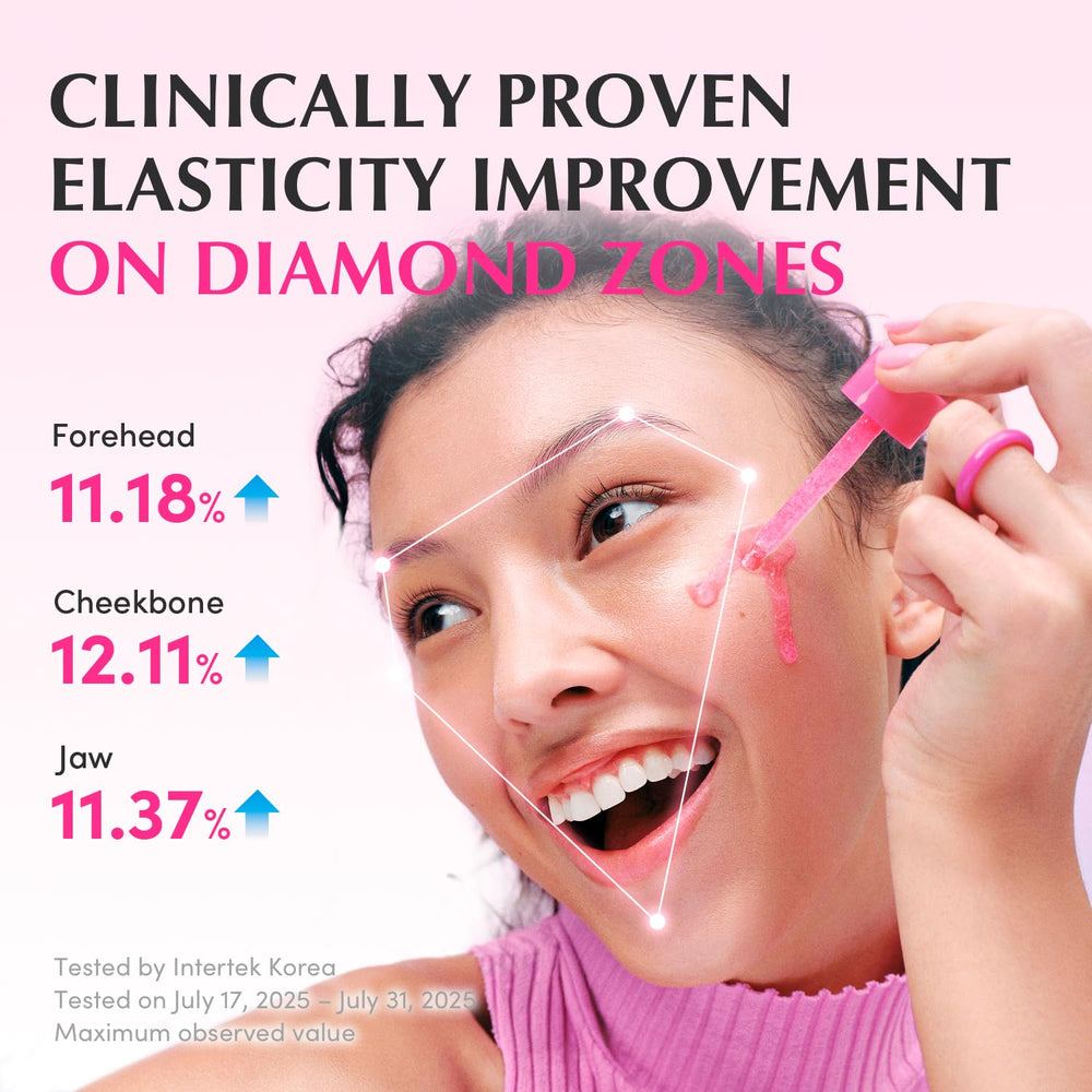 EQQUALBERRY NAD+ Peptide Serum applied to face and neck for smoothing and radiance.