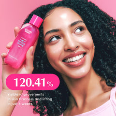 EQQUALBERRY NAD+ Peptide Toner bottle with gentle pump promotes soothing hydration