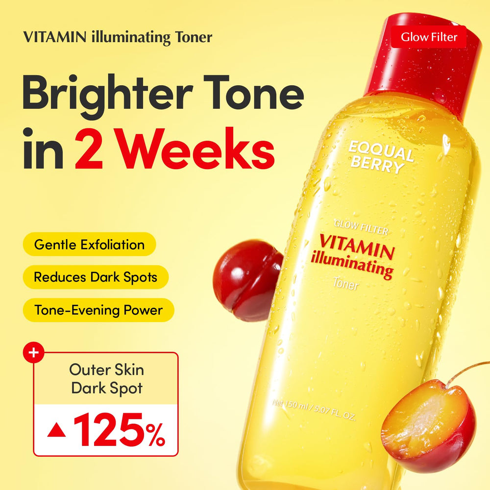 User applying EQQUALBERRY toner for gentle daily use and smoother skin