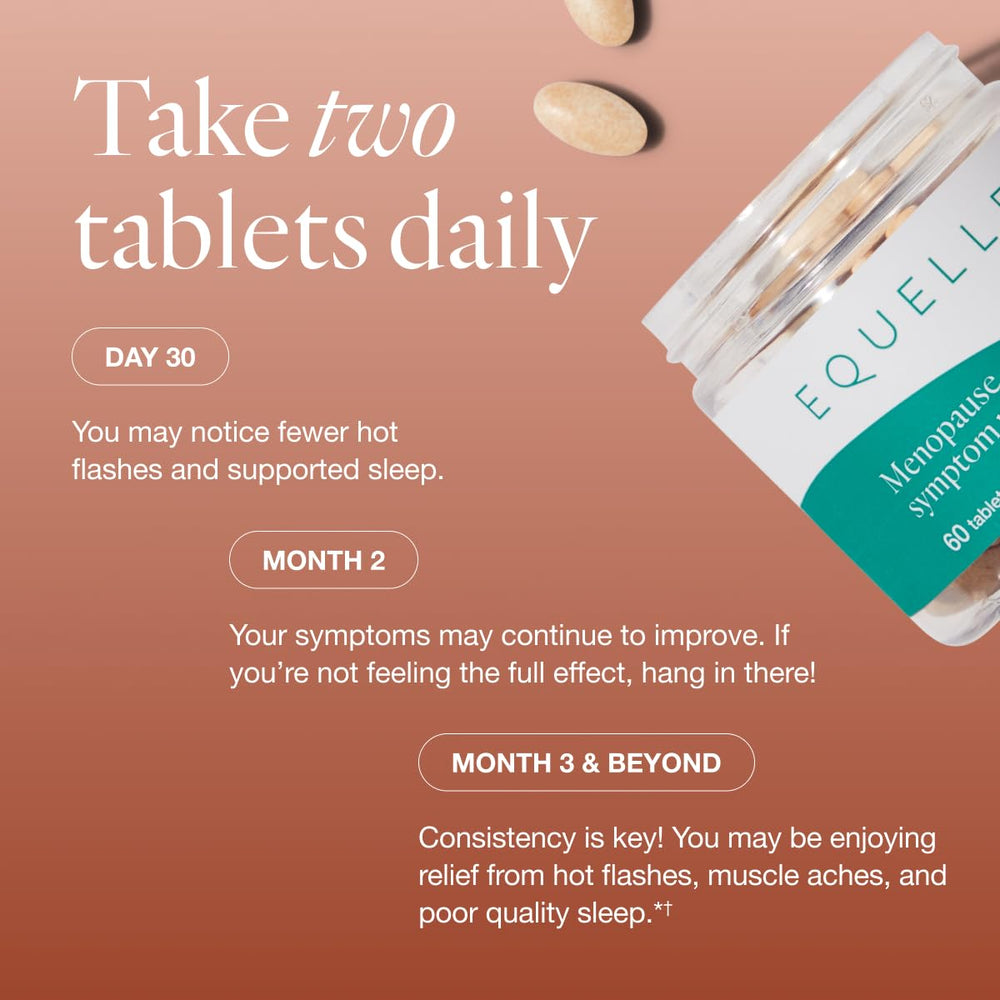 Equelle muscle-aches-relief tablets promoting easier movement.