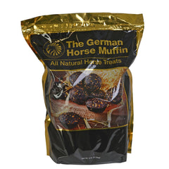 Equus Magnificus German Horse Muffins in the resealable pouch, a convenient reward and dosing aid.