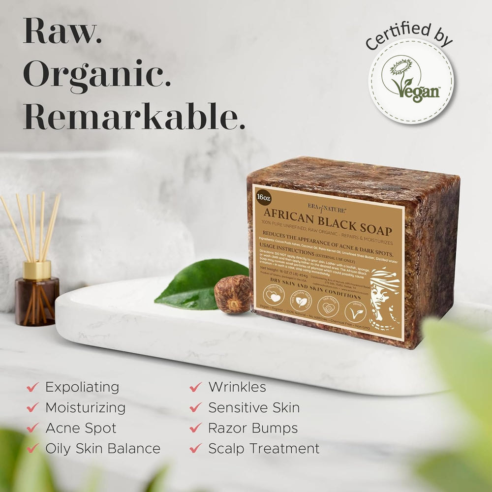 Era of Nature gentle exfoliation for facial care routine.