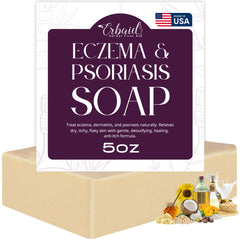 Erbaid eczema soap bar for face and body soothes sensitive skin
