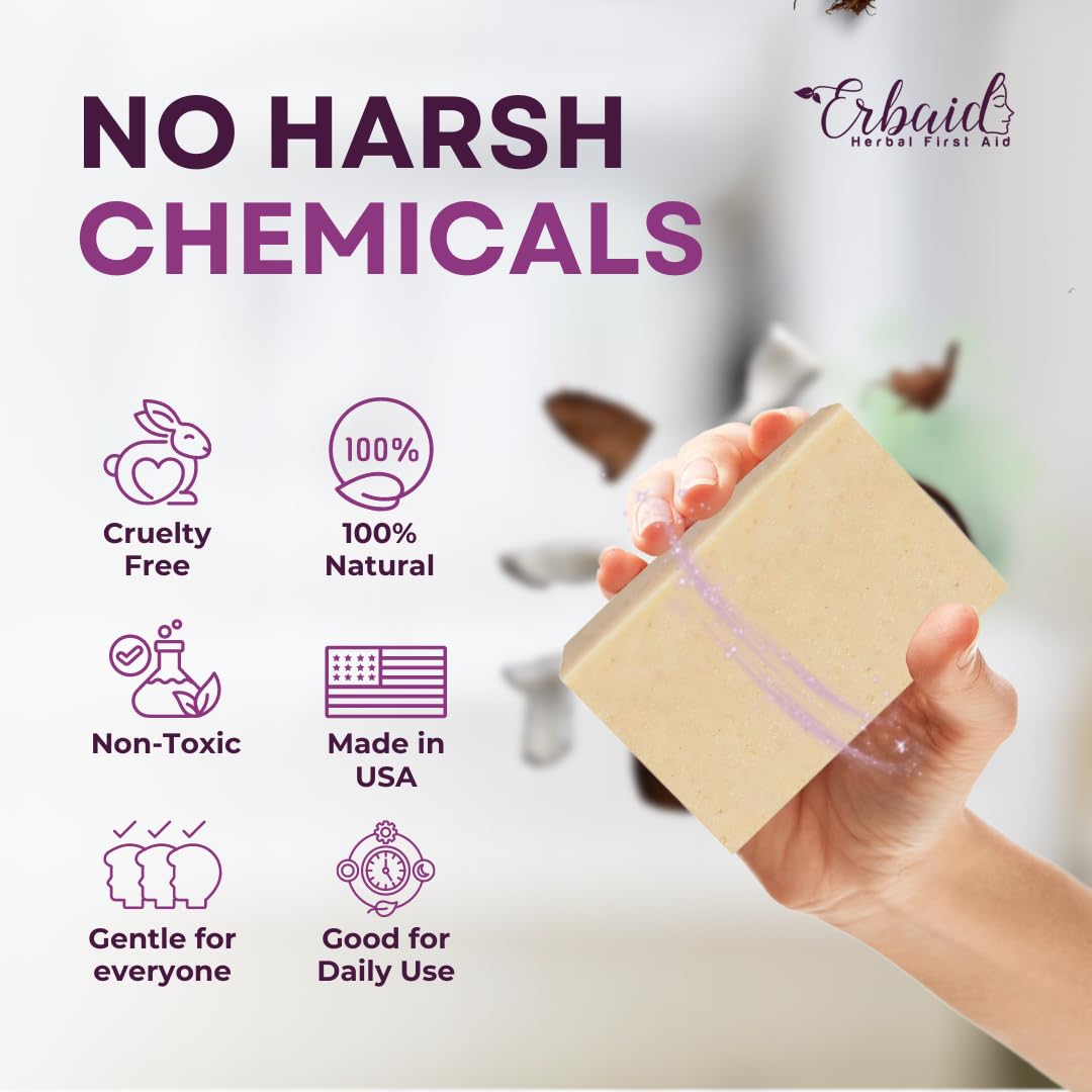 Erbaid handcrafted USA soap—artisanal quality for sensitive skin