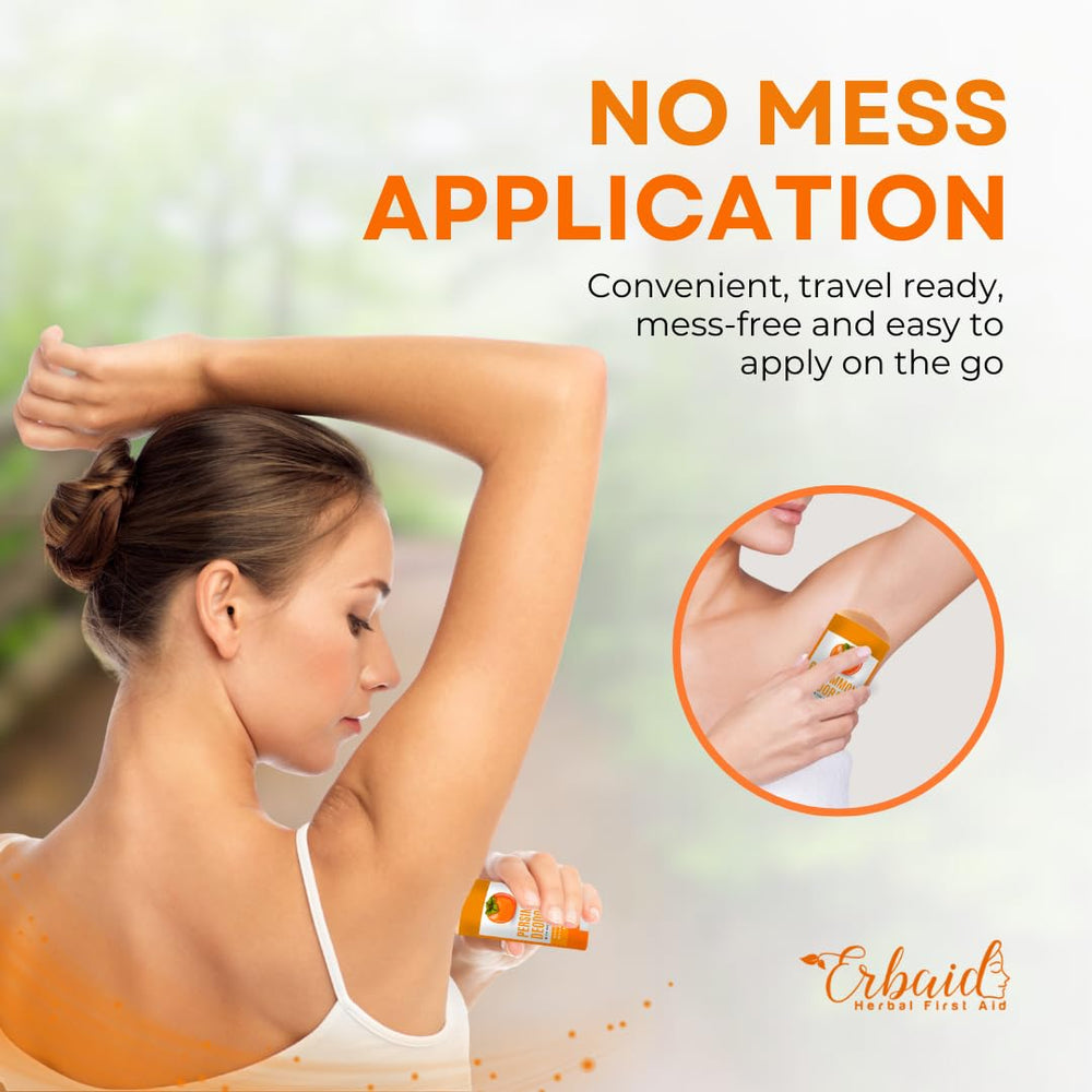 Erbaid Persimmon Deodorant family-friendly use for men, women, and kids