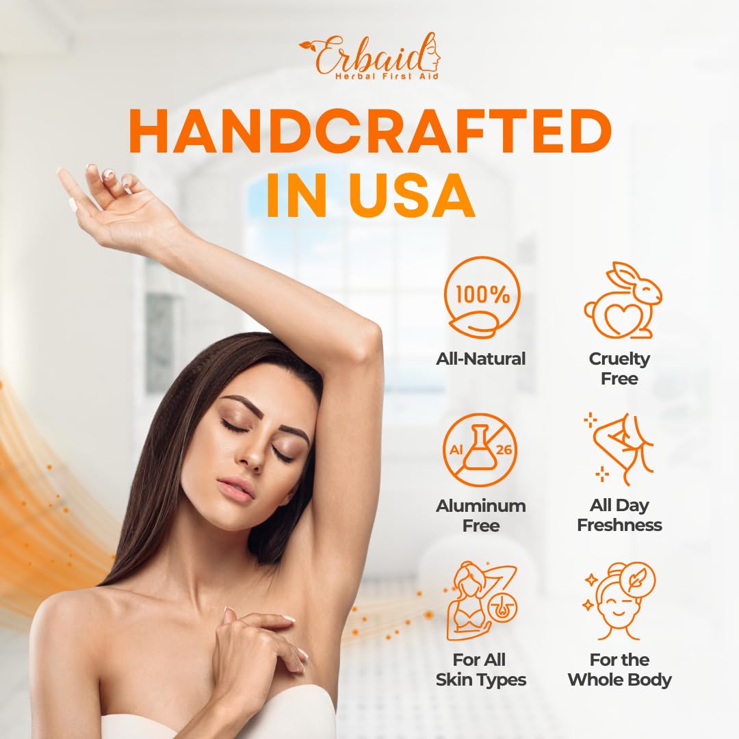 Erbaid Persimmon Deodorant ingredients list emphasizes persimmon oil and essential oils