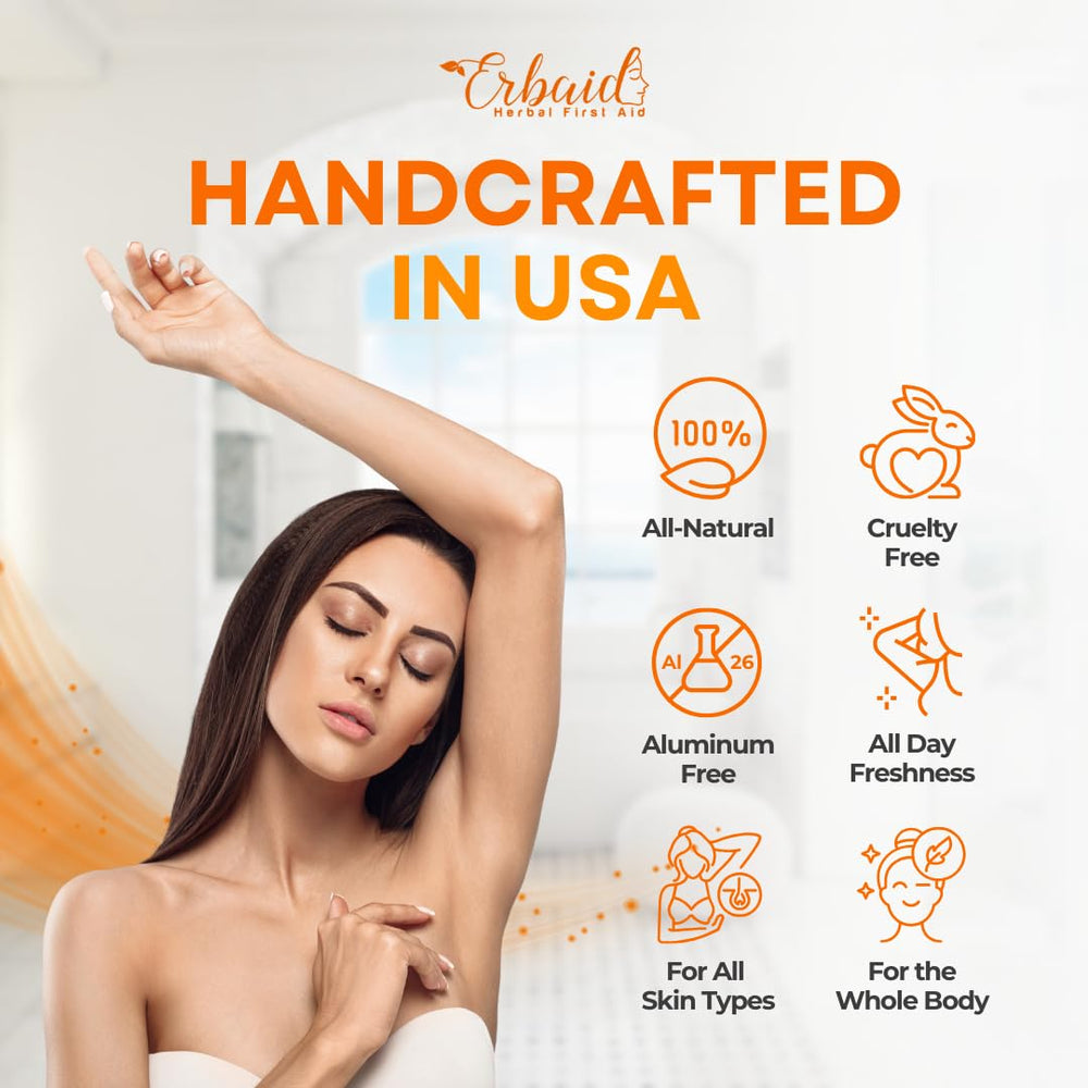 Erbaid Persimmon Deodorant ingredients list emphasizes persimmon oil and essential oils